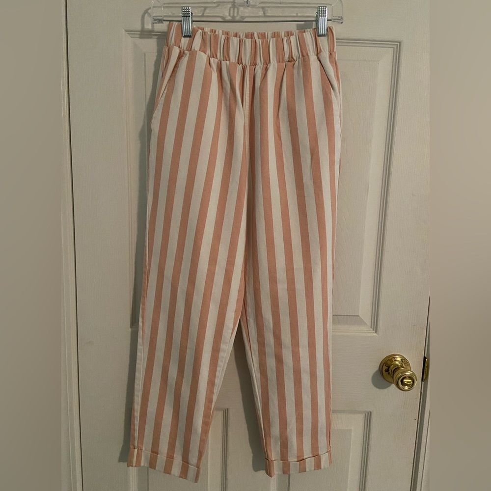 Forever 21 striped coral pants